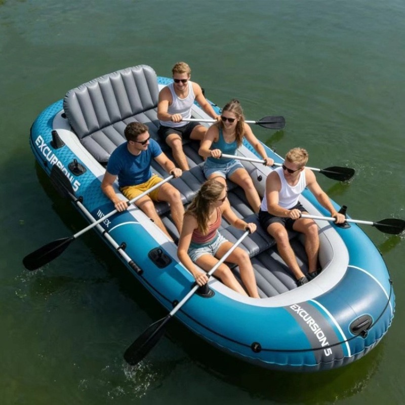 Fishing Boat Inflatable - Wytrzymały dmuchany kajak wędkarski, składana łódź