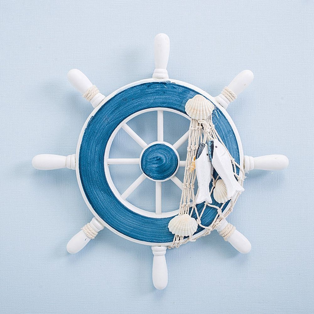 Fishing Boat Steering Wheel - Dekoracja ścienna w stylu łapy rybackiej