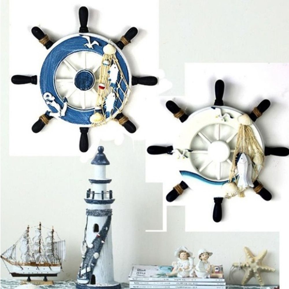 Dekoracje w stylu śródziemnomo – Fishing Boat Steering Wheel recenzja i cena